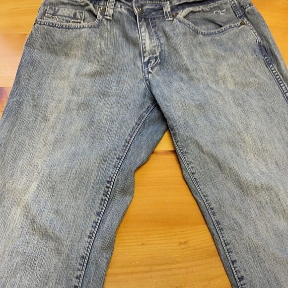 Buffalo Men’s Frozen Paradise Cotton Blue Jeans - Picture 3 of 6